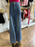 HIGH RISE WIDE LEG DENIM TROUSERS