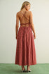 PICNIC ROMANCE GINGHAM MAXI DRESS