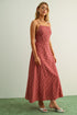 PICNIC ROMANCE GINGHAM MAXI DRESS