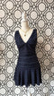 MIDNIGHT POLKA CHARM DRESS