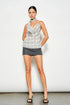 SILVER MUSE DRAPE TOP