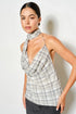 SILVER MUSE DRAPE TOP
