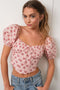 ROSE PRINT CORSET