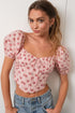 ROSE PRINT CORSET