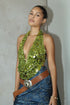 LIME SPARKLE TOP