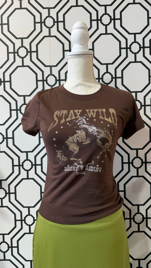 STAY WILD TEXAS TEE