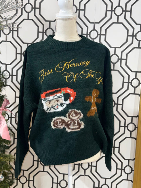 BEST MORNING HOLIDAY SWEATER