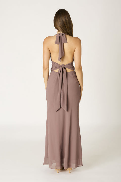 COCOA ELEGANCE MAXI DRESS