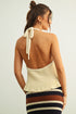 COASTAL CHARM HALTER TOP