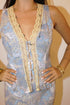VINTAGE BLEU LACE TOP