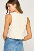 IVORY LUXE TIE-FRONT VEST