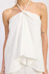 IVORY BREEZE HALTER TOP