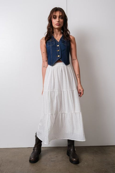 TIERED LONG SKIRT