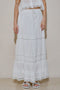 IVORY LACE WHISPER MAXI SKIRT