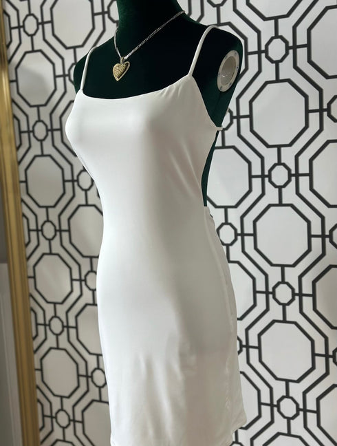 KNIT SLINKY OPEN BACK DRESS