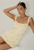 YELLOW MINI DRESS