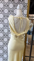 BUTTERCREAM ELEGANCE SATIN MAXI DRESS