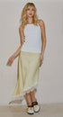 BUTTER YELLOW LACE WHISPER SKIRT