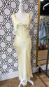 BUTTERCREAM ELEGANCE SATIN MAXI DRESS