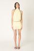 LEMON SORBET RUFFLE MINI SKIRT