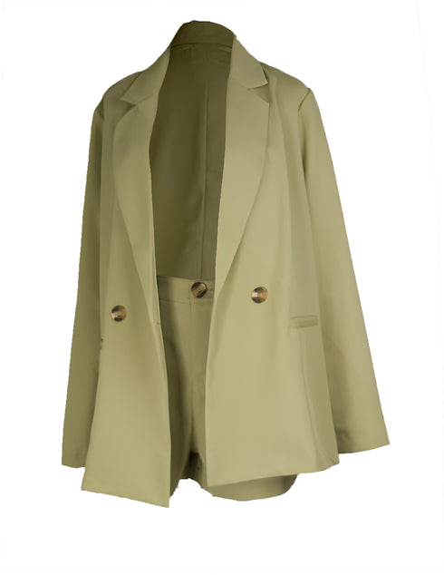 LIME BLAZER & SHORTS